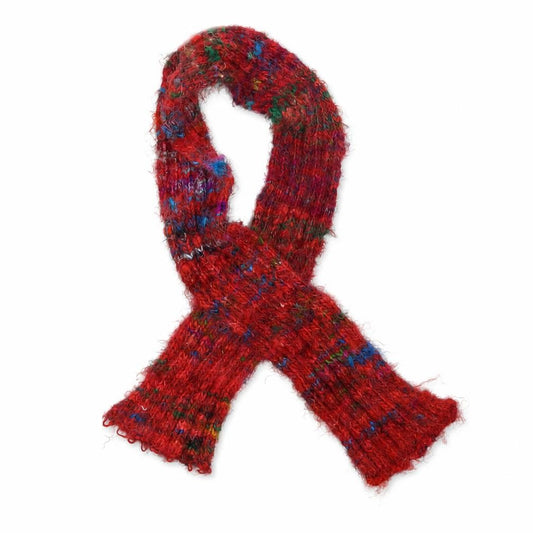 Preworn Girls Red   Scarf Scarves & Wraps One Size