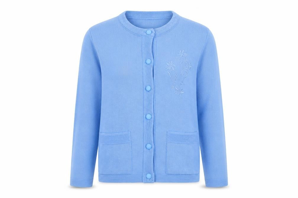 Care Womens Blue   Cardigan Jumper Size S