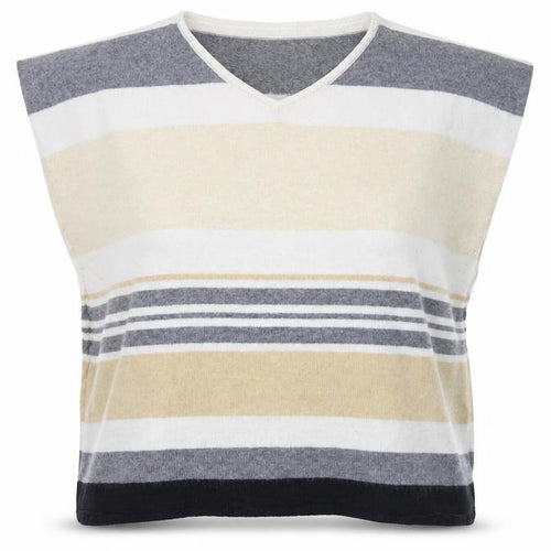 Marks and Spencer Womens Yellow Striped  Pullover Jumper One Size