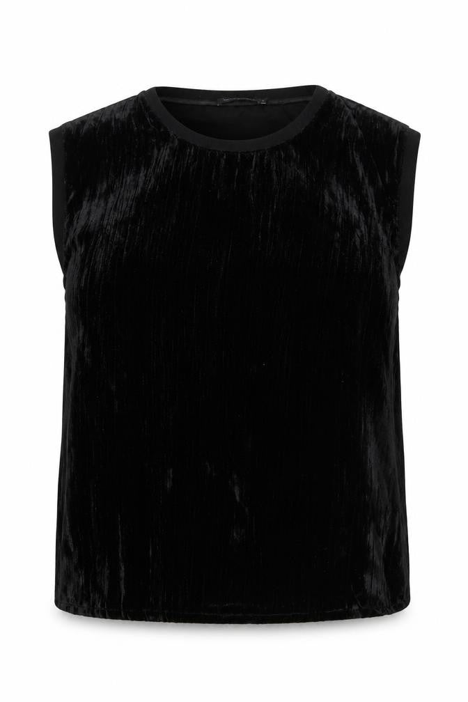 Monoprix Womens Black   Basic T-Shirt Size XS