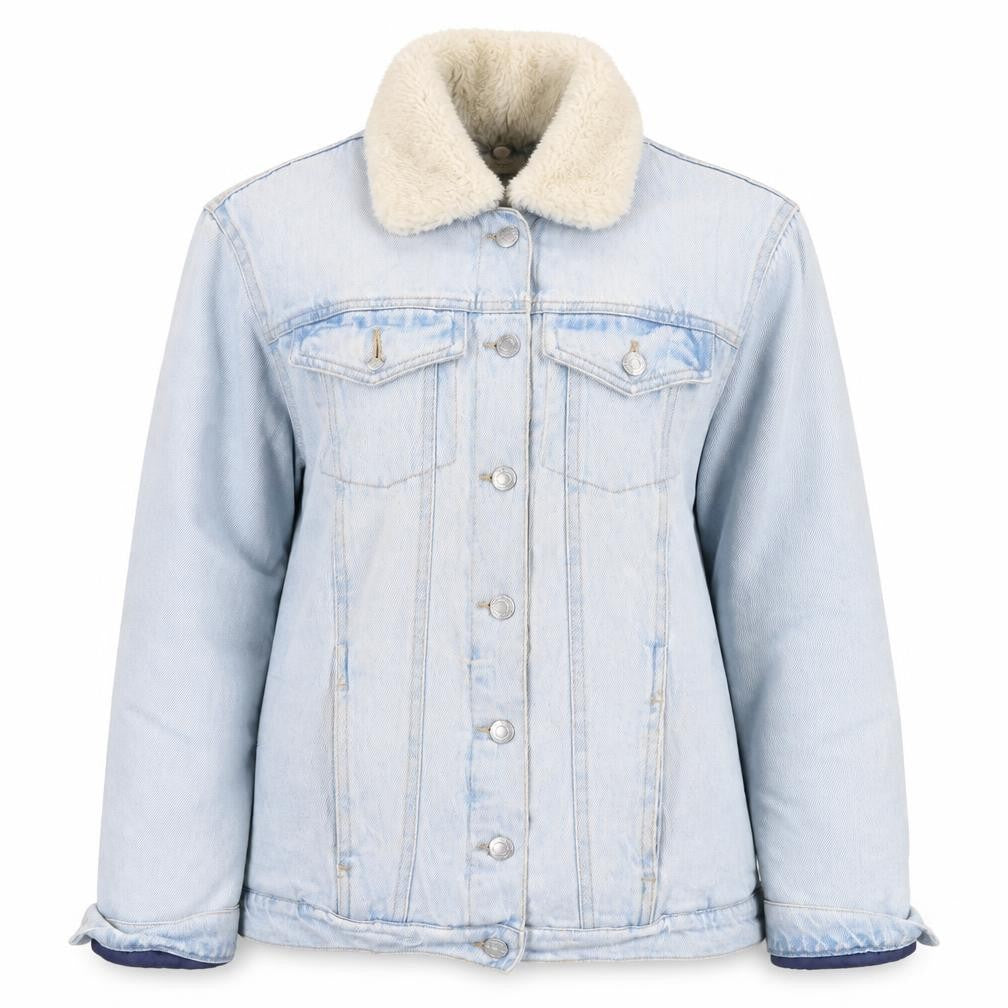 New Look Womens Blue  Denim Jacket  Size 8