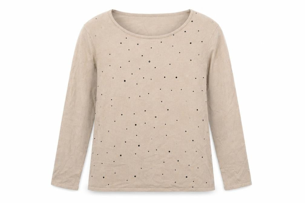 CASAMIA Womens Brown  Knit Pullover Jumper Size M