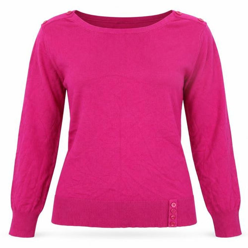 M&Co Womens Pink  Knit Pullover Jumper Size M