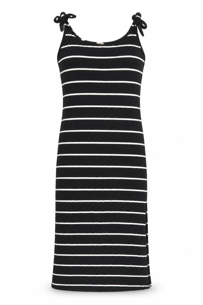 caution to the wind  Womens Black Striped  Tank Dress  Size M