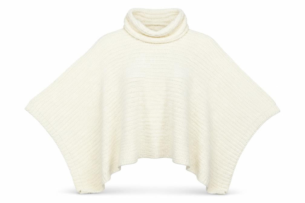 In the Style Womens Ivory    Shawl/Wrap