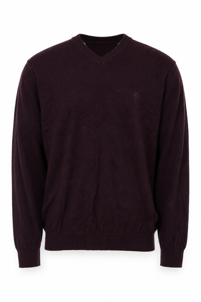 Peter Werth Mens Purple  Knit Pullover Jumper Size M