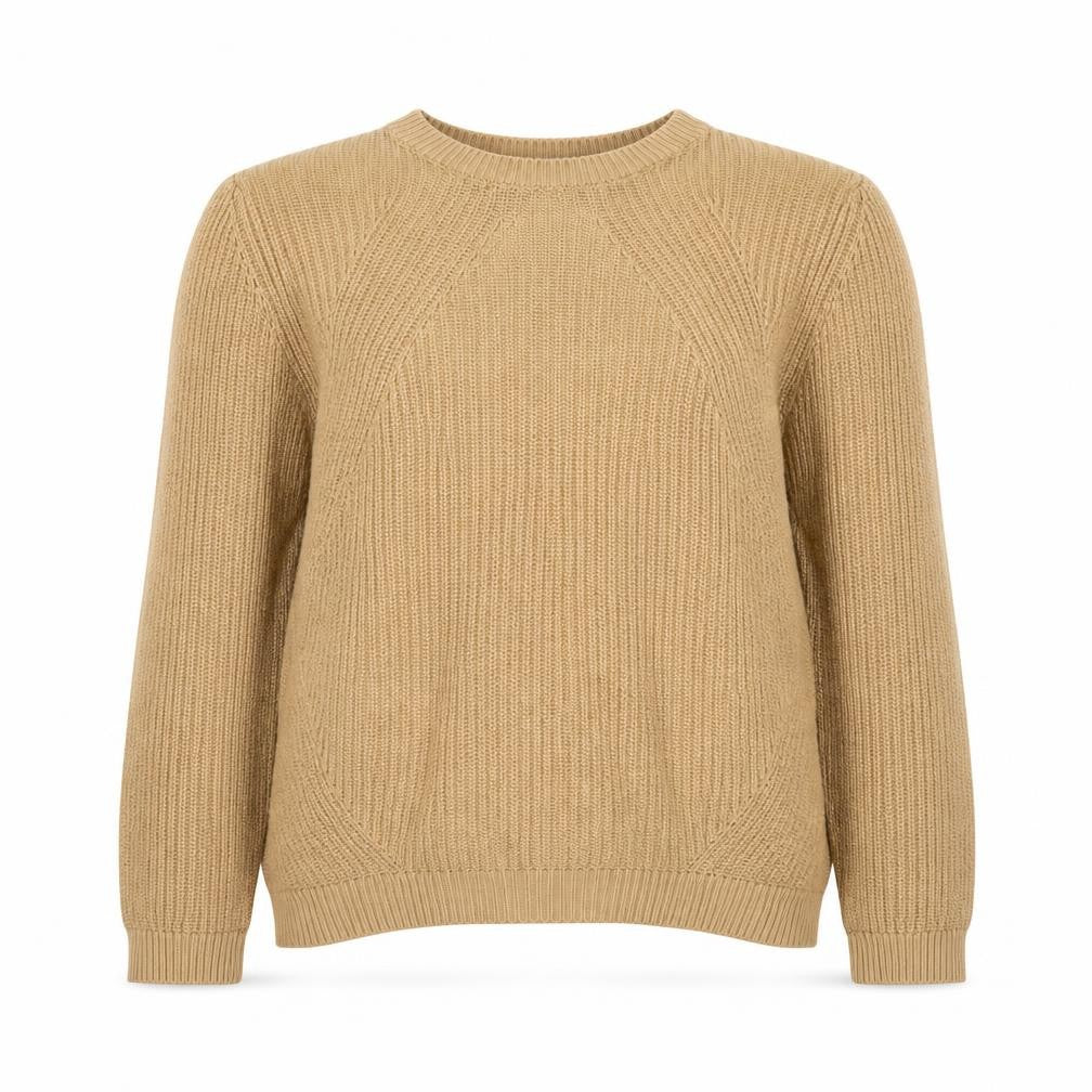 Warehouse Womens Beige  Knit Pullover Jumper Size 6