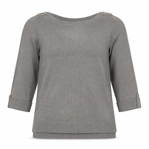 BHS Womens Grey  Knit Pullover Jumper Size 16