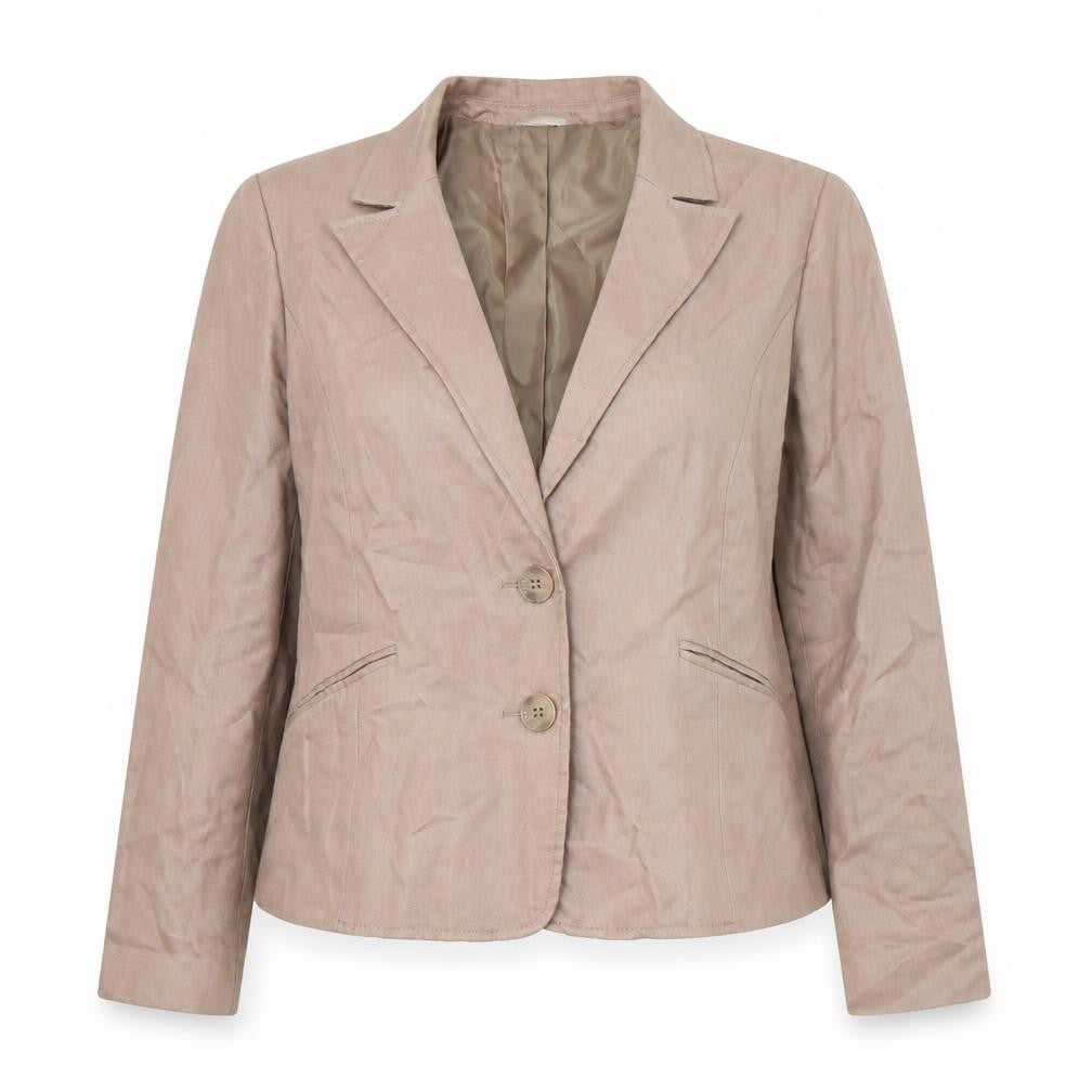 PLANET Womens Beige   Jacket Suit Jacket Size 14