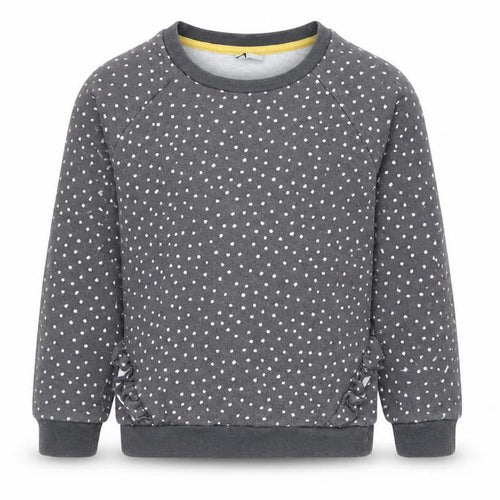 TU Girls Grey Polka Dot  Pullover Jumper Size 5-6 Years
