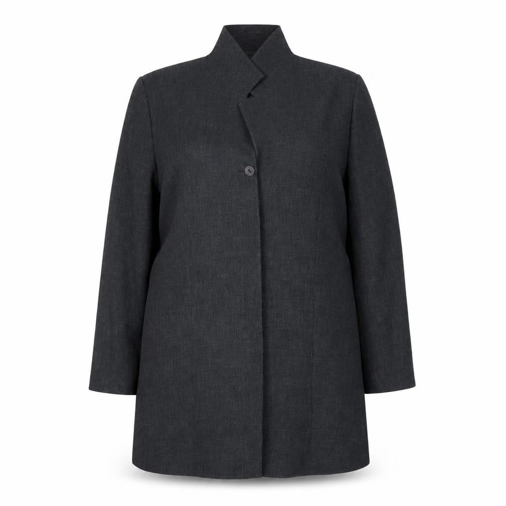 ELVI Womens Grey   Overcoat Coat Size 18