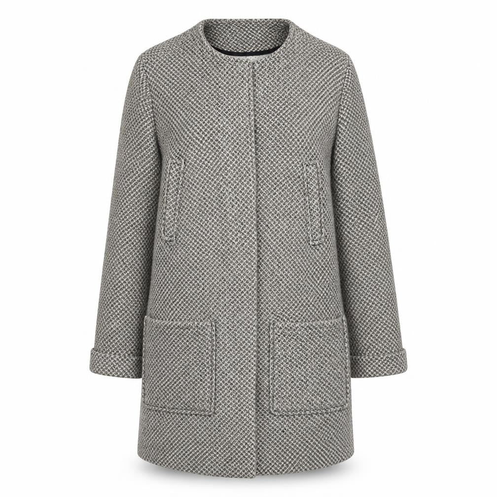 ASOS Womens White   Overcoat Coat Size 14