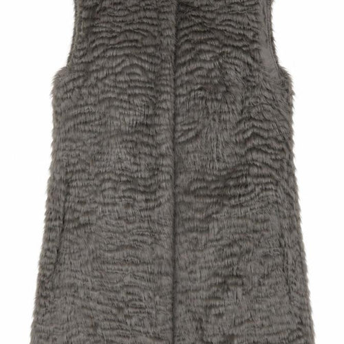 New Look Womens Grey   Overcoat Coat Size 8