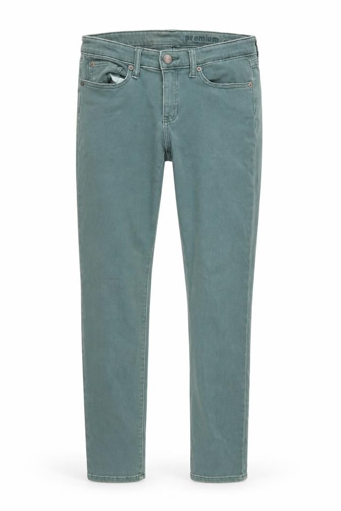 Gap Womens Green Denim Skinny Jeans Size 8 L30 in