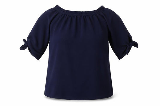 Front view of New Look women’s blue shift, size UK 4