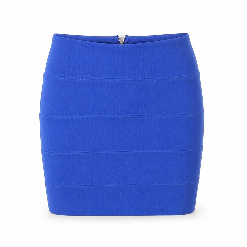 Pilot Womens Blue   Bandage Skirt Size 8