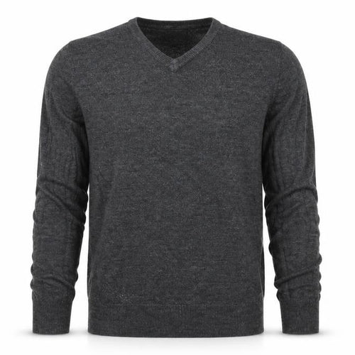 F&F Mens Grey  Knit Pullover Jumper Size S