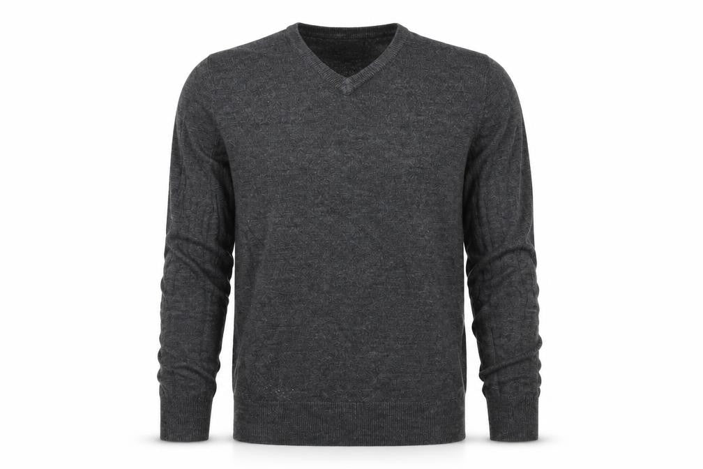 F&F Mens Grey  Knit Pullover Jumper Size S