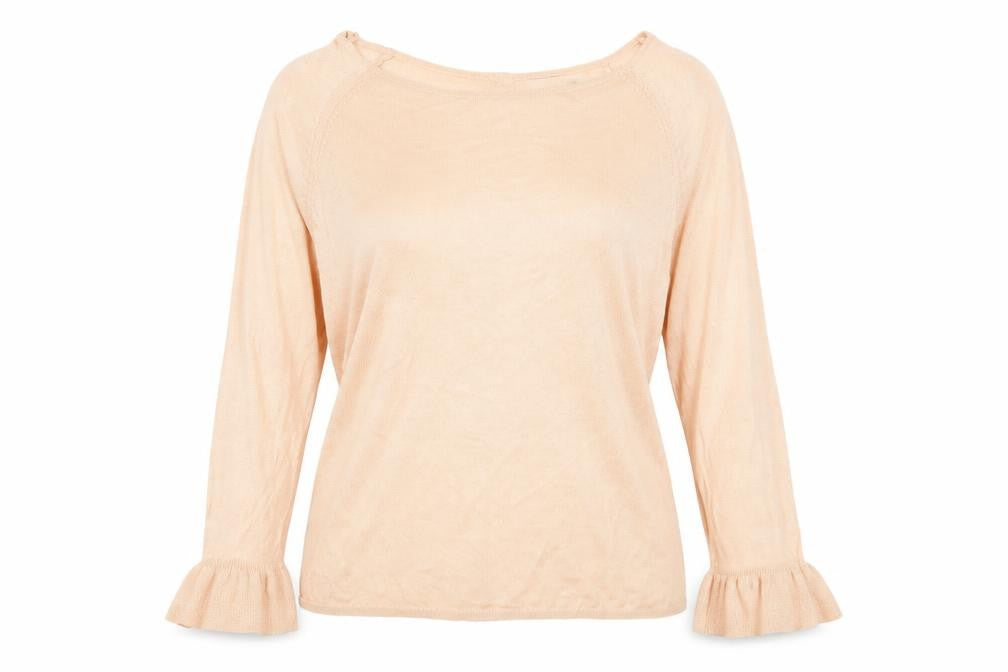 Marks and Spencer Womens Orange  Knit Pullover Jumper Size 14