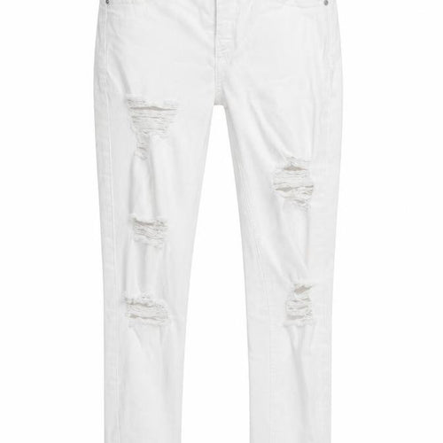 jamie Womens White   Straight Jeans Size S L27 in