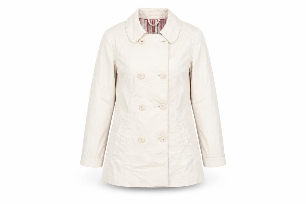 peruna Womens Beige   Jacket Coat Size 10