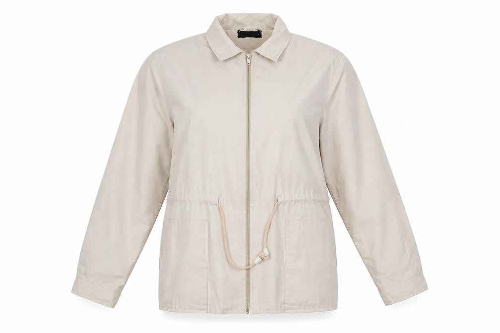Preworn Womens Beige   Jacket Coat Size 12
