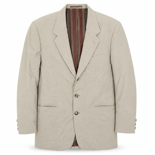 Preworn Womens Beige   Jacket Blazer Size 38