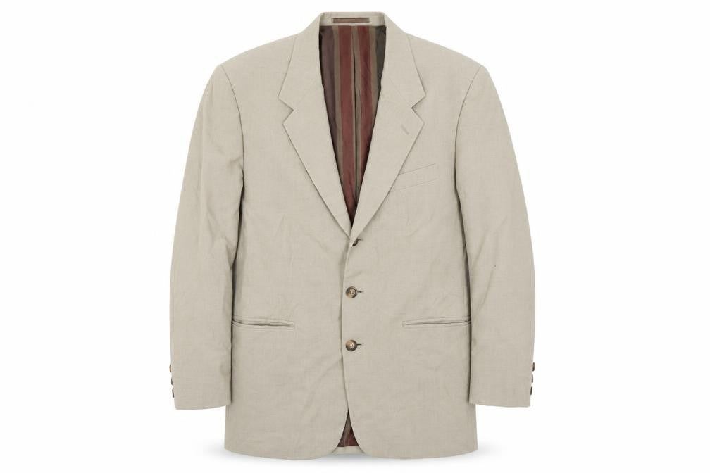 Preworn Womens Beige   Jacket Blazer Size 38