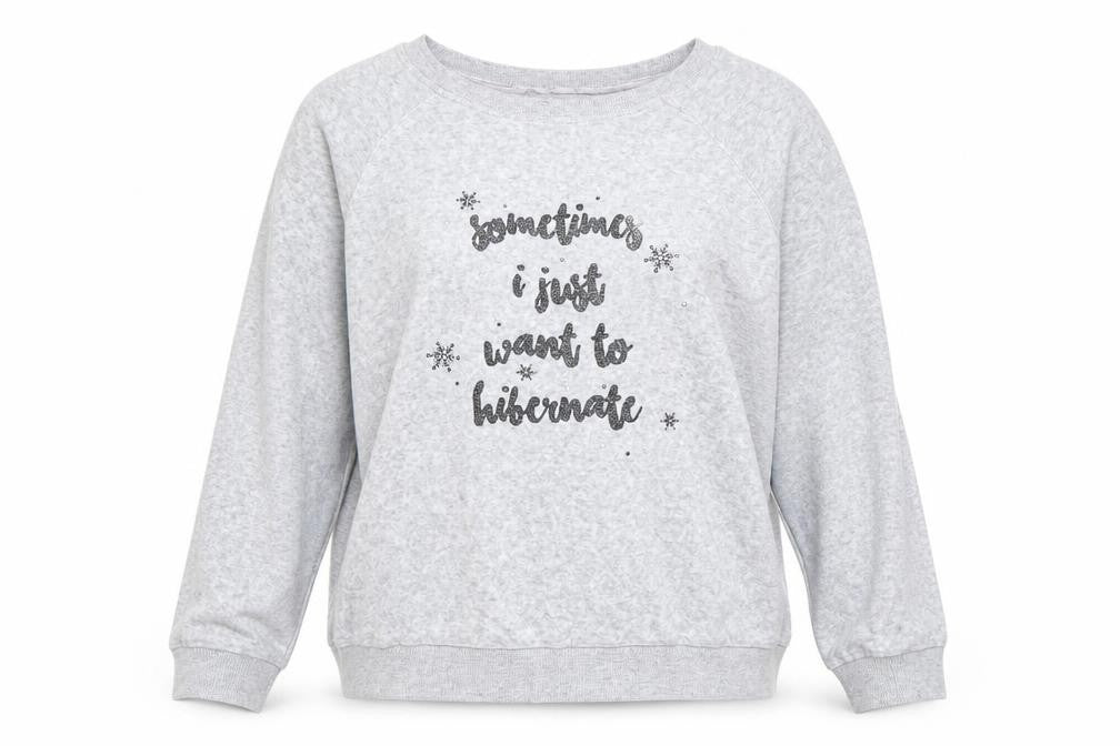 Matalan Womens Grey   Pullover Sweatshirt Size S  - Lounge wear