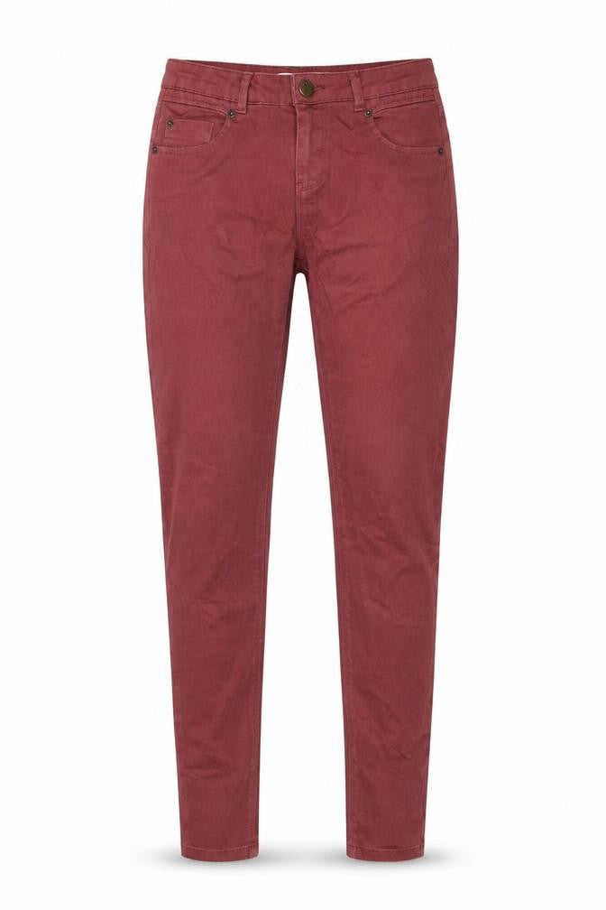 Topshop Womens Red   Skinny Jeans Size 26 in L32 in