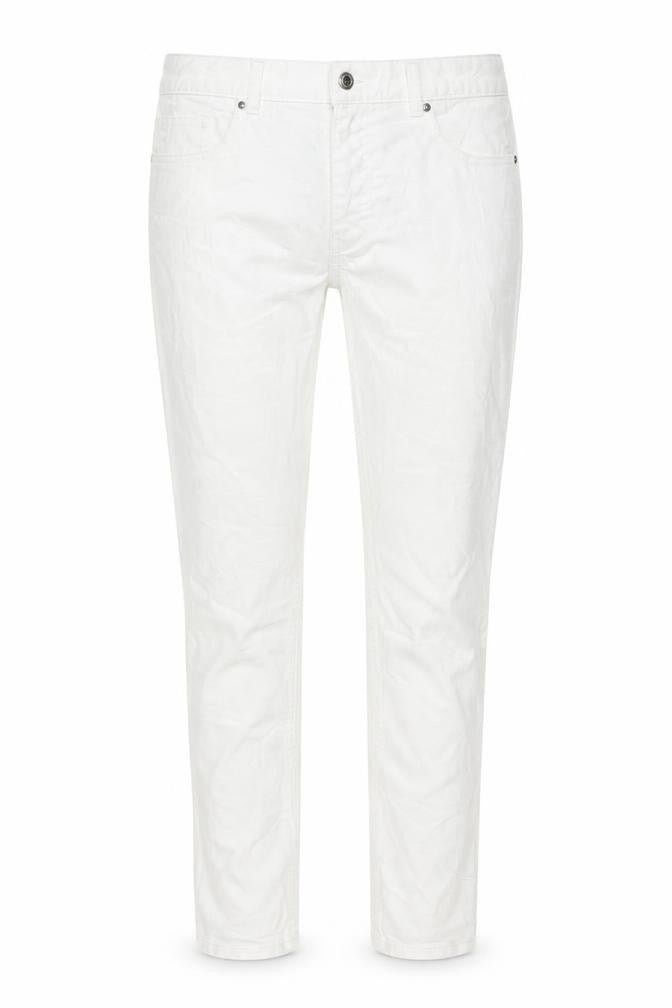 H&M Womens White Denim Skinny Jeans Size 32 L30 in