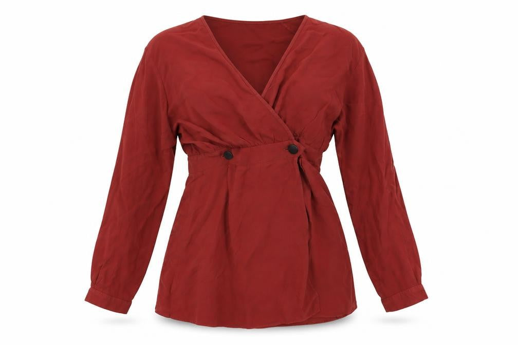 ASOS Womens Red   Basic Blouse Size 6