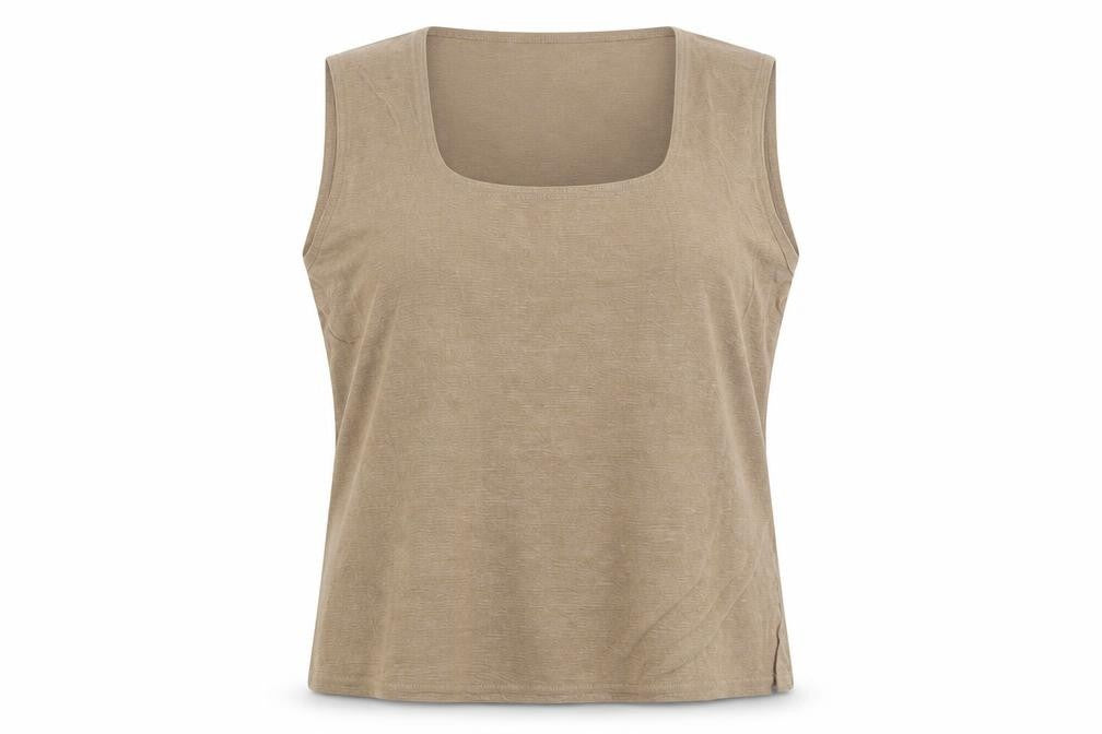 Reflections Womens Brown   Basic Blouse Size 2XL