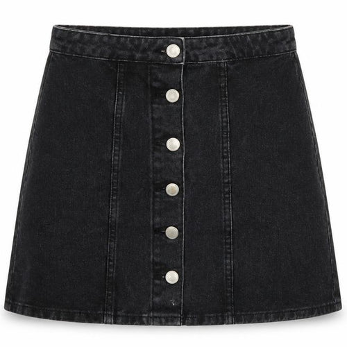 Denim Co. Womens Black  Denim Straight & Pencil Skirt Size 8
