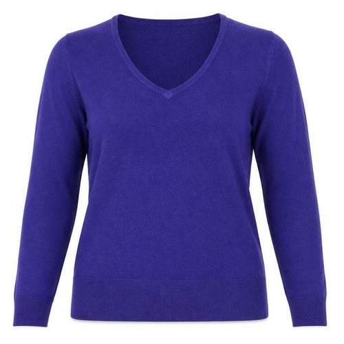 F&F Womens Blue  Knit Pullover Jumper Size 14