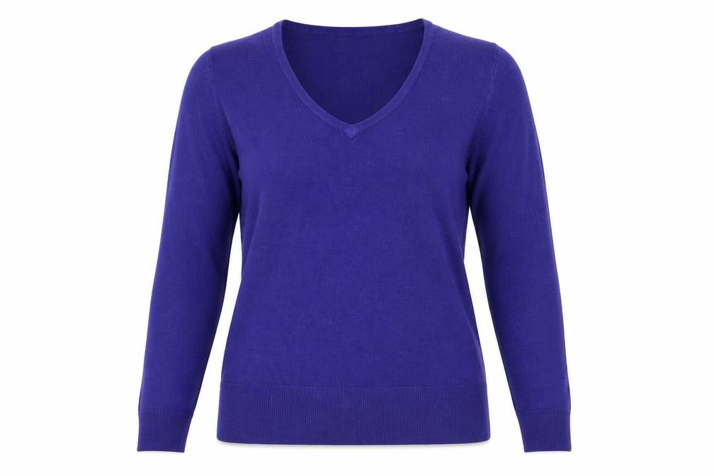 F&F Womens Blue  Knit Pullover Jumper Size 14
