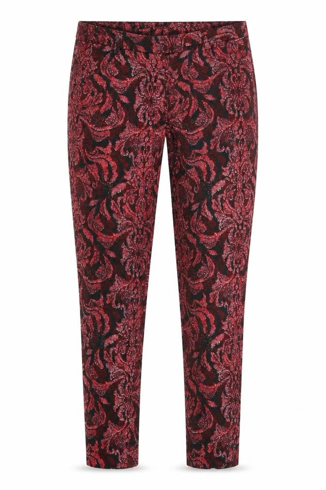 Front view of H&M women’s black chino trousers, size UK 6, 26-inch leg