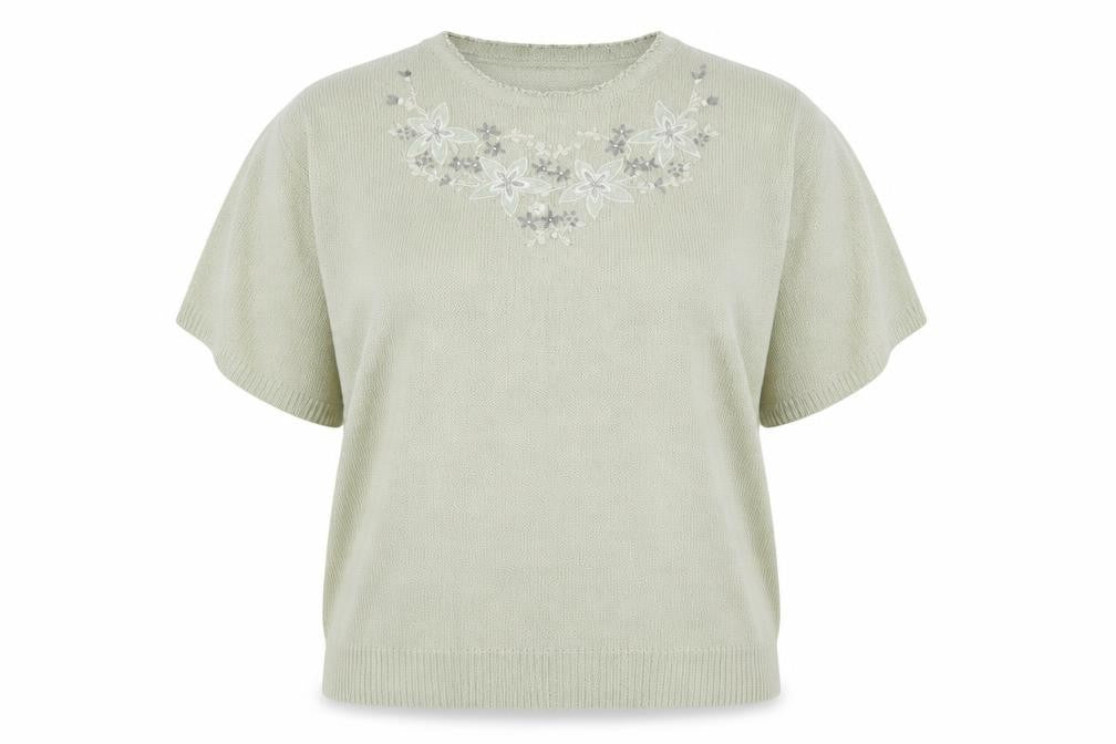 Berkertex Womens Green   Basic T-Shirt Size 14