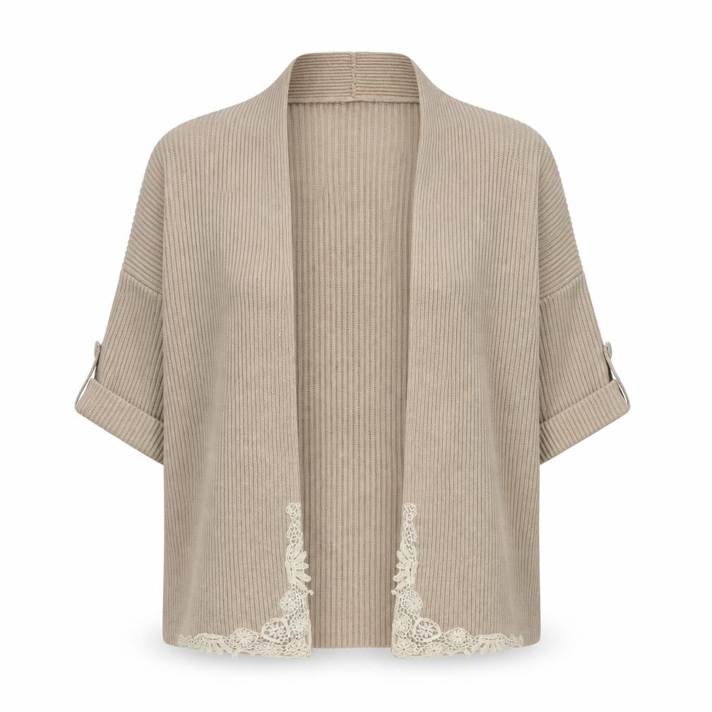 Changes By Together Womens Beige  Knit Cardigan Jumper Size 12