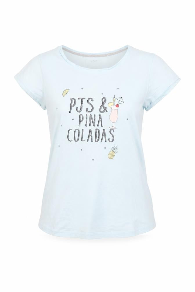 Peacocks Womens Blue   Basic T-Shirt Size 12