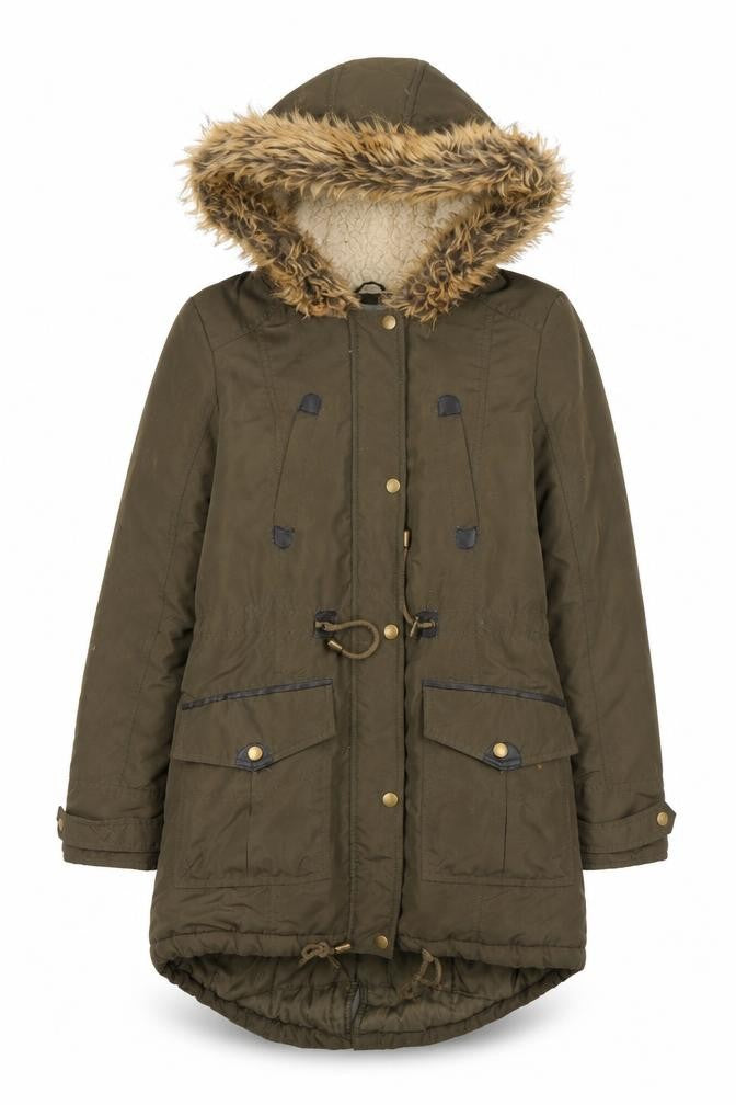 Dorothy Perkins Womens Green   Parka Coat Size 6