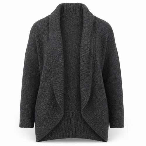 Soon Womens Grey   Cardigan Jumper Size S