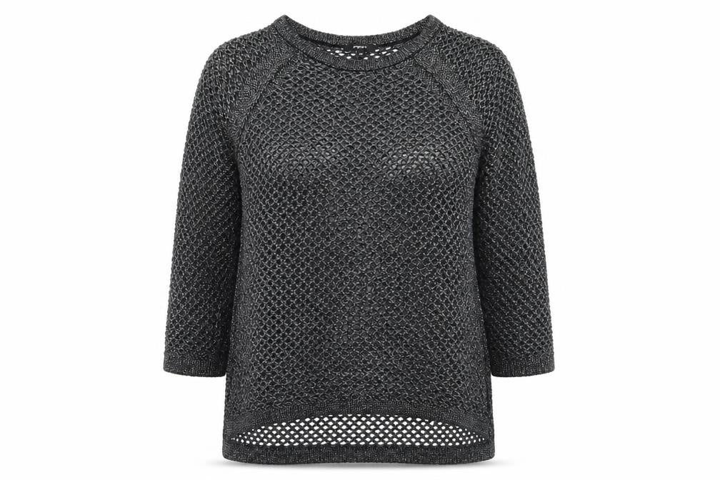 Papaya Womens Grey  Knit Pullover Jumper Size 10