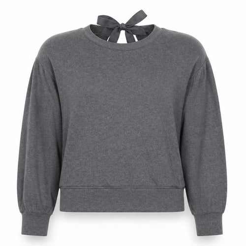 New Look Womens Grey  Jersey Pullover Sweatshirt Size S