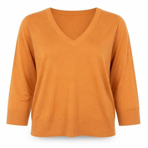 M&Co Womens Orange   Pullover Jumper Size M