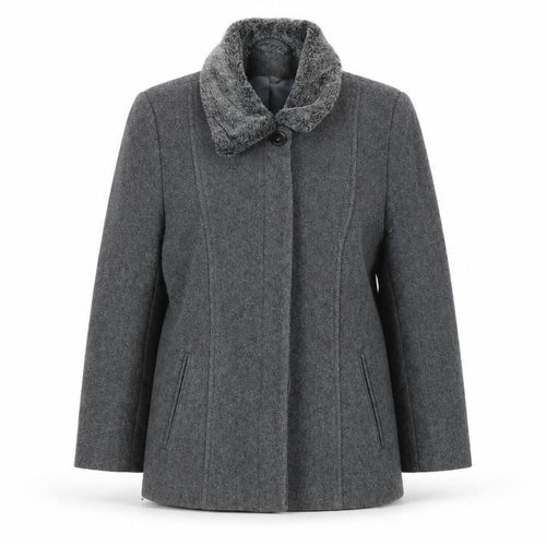 Richards Womens Grey   Jacket Coat Size 10