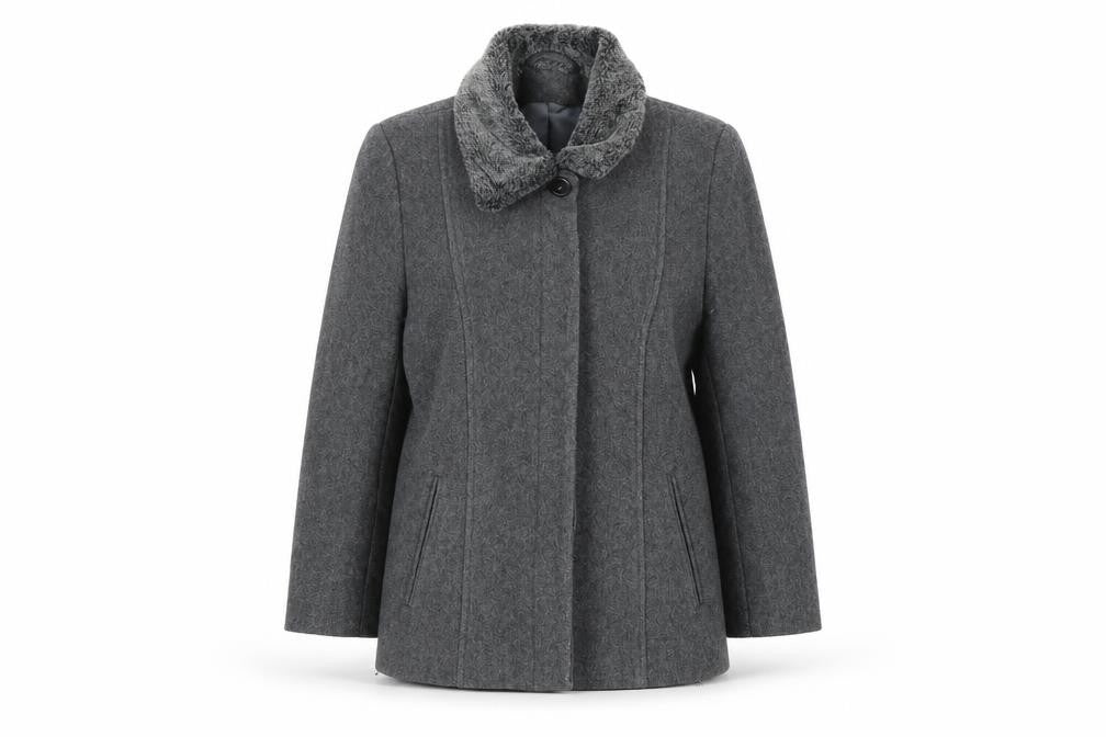 Richards Womens Grey   Jacket Coat Size 10