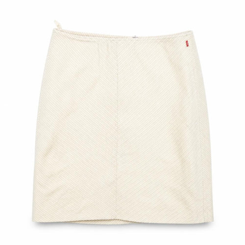 Preworn Womens Ivory   A-Line Skirt Size 34 in