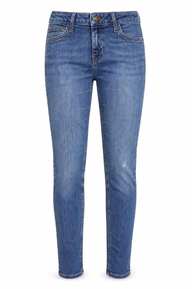 Denim & Co. Womens Blue Denim Skinny Jeans Size 8 L29 in