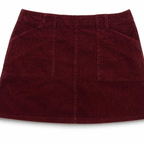 BDG Womens Red  Corduroy Mini Skirt Size M